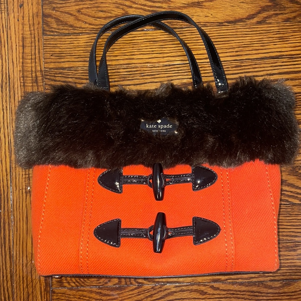 Kate Spade Faux-Fur handbag